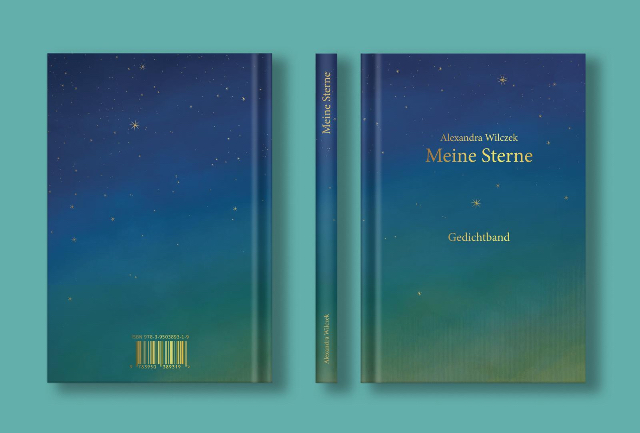 Gedichtband von der Autorin Alexandra Wilczek: Meine Sterne