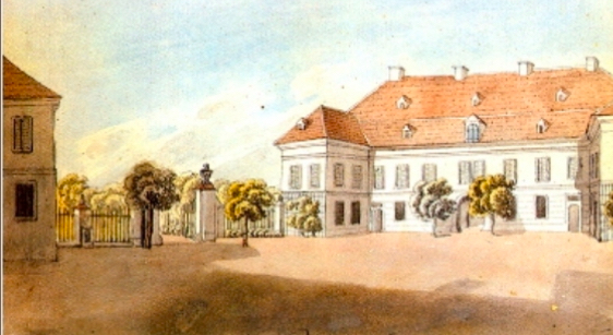 Eines von vielen historischen Bildern vom Schloss Seebarn