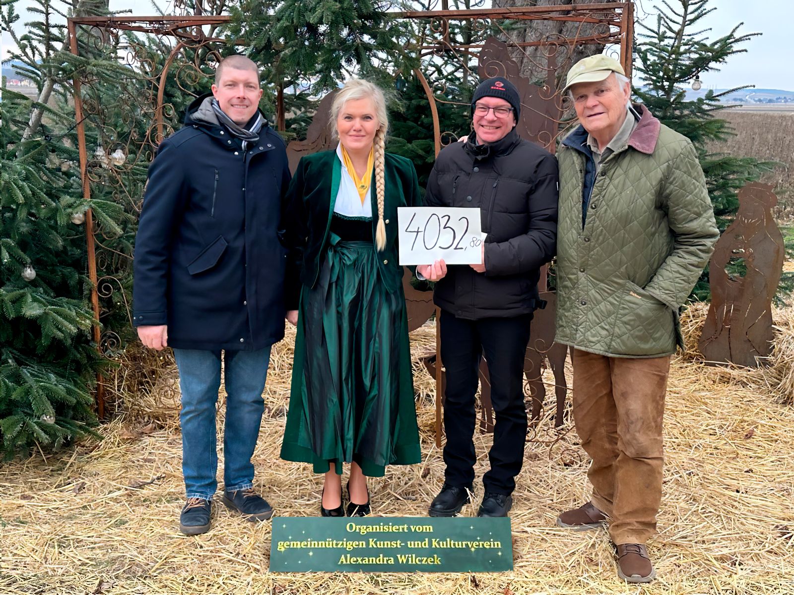 Spendenübergabe von 4.032,- Euro